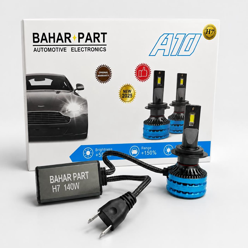 هدلایت مدلA10 پایه H7 پرشیایی دو خار